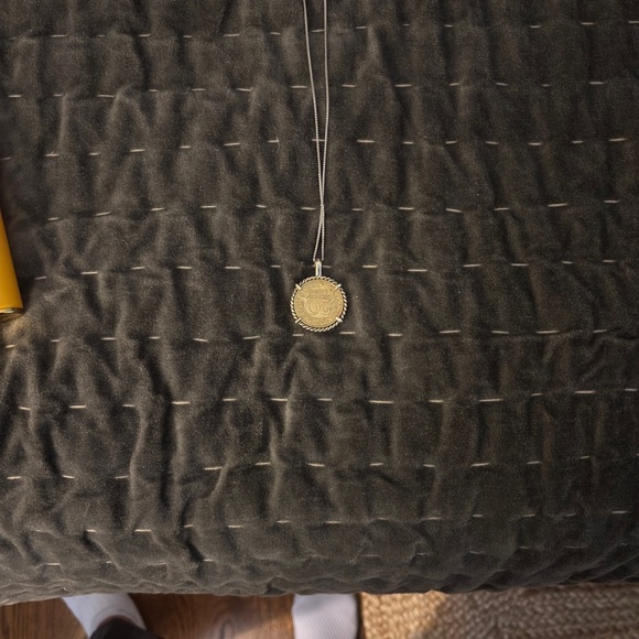 Gold and silver French Coin Pendant - Picture 2 of 4
